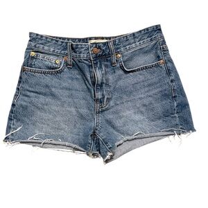 Madewell Relaxed Denim Cutoff Shorts Size 26 Medium Wash‎